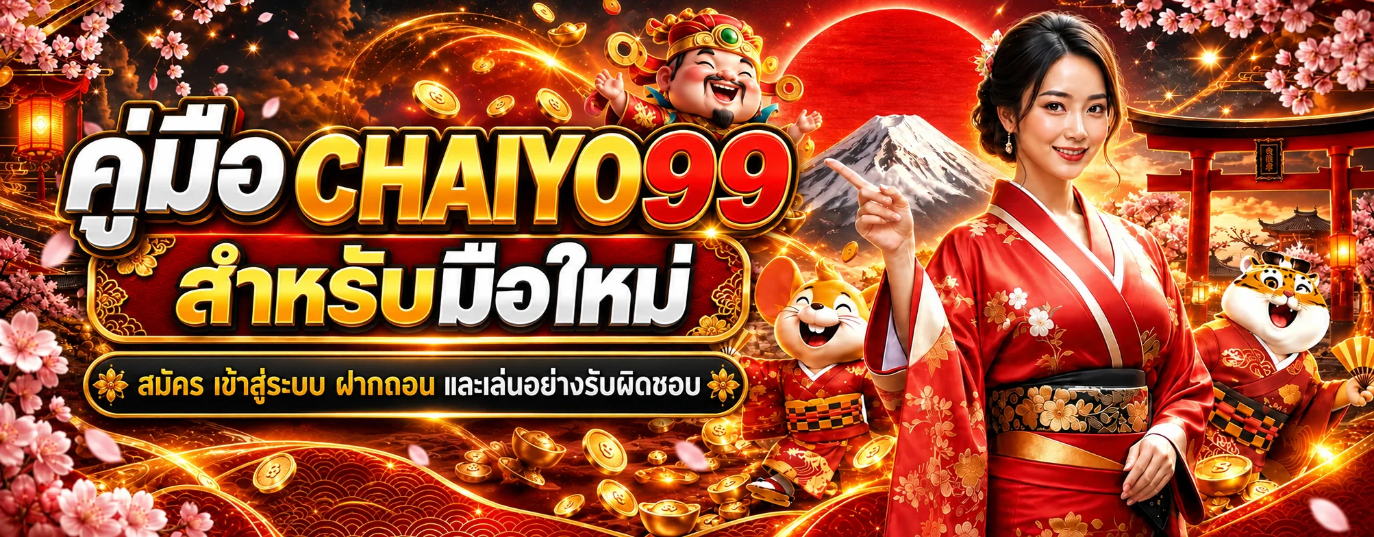 คู่มือ CHAIYO99 สำหรับมือใหม่ สมัคร เข้าสู่ระบบ และฝากถอน